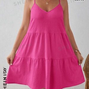 Pink dress with bow on back